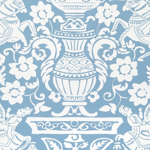 Tapeta ornament Thibaut T14361 Galway Canopy