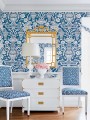 Tapeta ornament Thibaut T14364 Galway Canopy