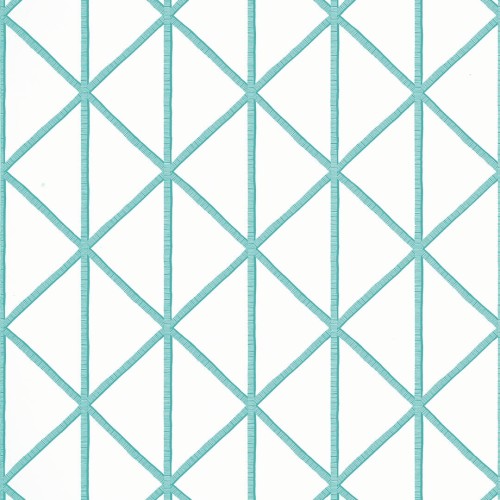 Tapeta geometryczna kratownica Thibaut T10132 Box Kite Tropics