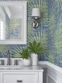 Tapeta liście palmy Thibaut T10144 Palm Frond Tropics