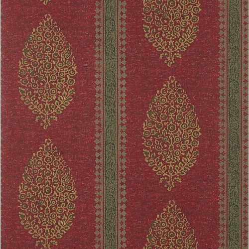 Tapeta liście i pasy Thibaut T10237 Chappana Colony