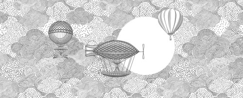 Fototapeta chmury i latające maszyny Wonderwall Clouds 35082701