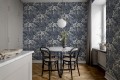 Tapeta scenki rodzajowe Rebel Walls R19227 Fairy Tale Castle Blue Vintage Brocade