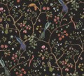 Fototapeta botaniczna Rebel Walls R19246 Songbirds Midnight Vintage Brocade