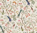Fototapeta botaniczna Rebel Walls R19247 Songbirds Pearl Vintage Brocade