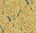 Fototapeta botaniczna Rebel Walls R19249 Songbirds Saffron Vintage Brocade