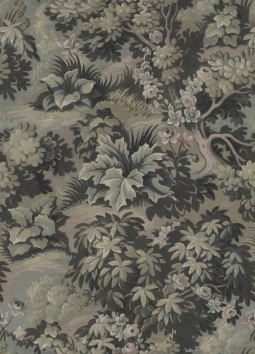 Tapeta roślinna Rebel Walls R19254 Blooming Park Dark Vintage Brocade