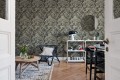 Tapeta roślinna Rebel Walls R19254 Blooming Park Dark Vintage Brocade