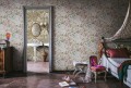 Tapeta botaniczna Rebel Walls R19263 Petit Flora Soft Pink Vintage Brocade