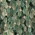 Tapeta liście i zegarki Rebel Walls R19271 No Time to Waste Green Vintage Brocade