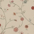 Tapeta delikatne kwiaty Rebel Walls R19284 Flower Thread Sand Vintage Brocade
