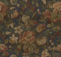 Tapeta kwiaty vintage Rebel Walls R19267 Vintage Garden Blue Vintage Brocade