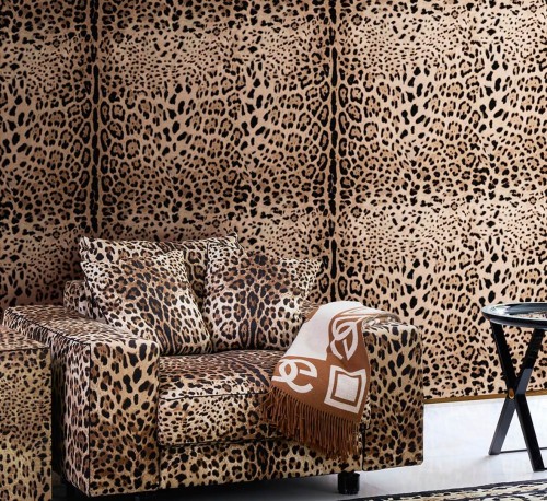 Mural cętki lamparta Dolce & Gabbana TCW004 TCAI5 UL003 N.1