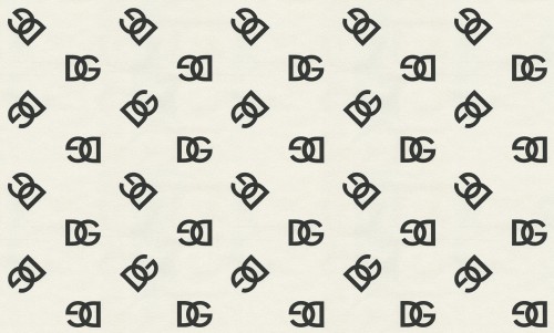 Tapeta logo DG Dolce & Gabbana TCW007 TCAL9 U0009 N.1 - 106cm szer.