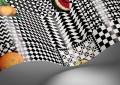 Tapeta owoce i geometria Cole & Son Frutta e Geometrico 123/6027 Fornasetti Senza Tempo II