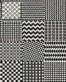 Tapeta abstrakcyjna geometria - szachownica Cole & Son Geometrico 123/7032 Fornasetti Senza Tempo II