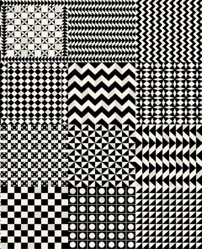 Tapeta abstrakcyjna geometria - szachownica Cole & Son Geometrico 123/7032 Fornasetti Senza Tempo II