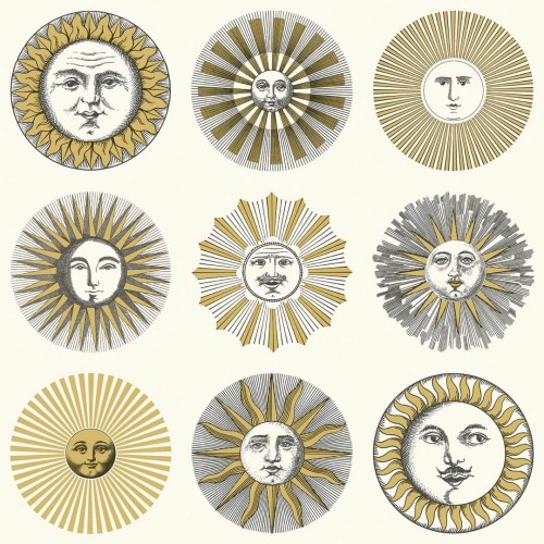 Tapeta słońce Cole & Son Soli 123/1002 Fornasetti Senza Tempo II
