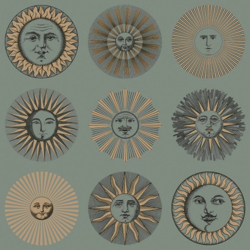 Tapeta słońce Cole & Son Soli 123/1003 Fornasetti Senza Tempo II
