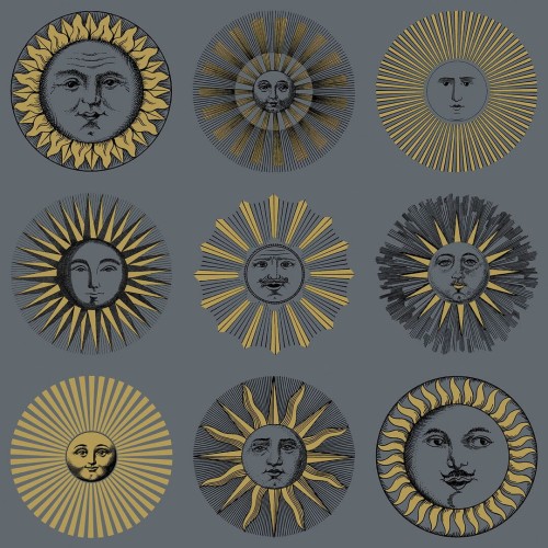 Tapeta słońce Cole & Son Soli 123/1004 Fornasetti Senza Tempo II