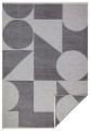 Dywan dwustronny geometryczny Boucle 4120 Geometric Grey