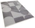 Dywan dwustronny geometryczny Boucle 4120 Geometric Grey