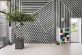 Fototapeta linie Rebel Walls R19408 Different Directions Black White Maximalism More is More