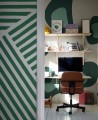 Fototapeta linie Rebel Walls R19410 Different Directions Green Maximalism More is More
