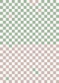 Fototapeta kwadraty jak szachownica Rebel Walls R19412 Pixels Green Pink Maximalism More is More