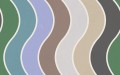 Fototapeta falujące pasy Rebel Walls R19420 Seventies Waves Rainbow Maximalism More is More