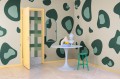 Fototapeta cętki Rebel Walls R19438 Giant Leopard Green Maximalism More is More