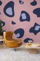 Fototapeta cętki Rebel Walls R19440 Giant Leopard Pink Maximalism More is More