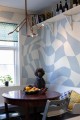 Fototapeta abstrakcyjna Rebel Walls R19477 Psychedelic Chess Blue Maximalism More is More