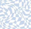 Fototapeta abstrakcyjna Rebel Walls R19477 Psychedelic Chess Blue Maximalism More is More