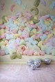 Fototapeta gumy balonowe Rebel Walls R19493 Bubblegum Pastel Maximalism More is More