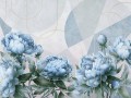 Fototapeta kwiaty peonii i geometria Wallcraft Peon 815312301