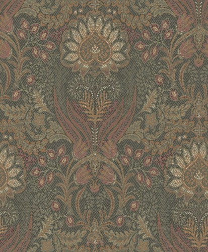 Tapeta roślinny ornament, kwarc Holden 99410 Tahini Digital Bead Khalili