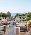 Tkanina outdoorowa geometryczna Casamance 45050112 Amalfi
