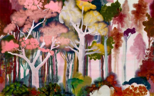 Mural krajobraz akwarelowych drzew Arte Banyan 11530 Alaya