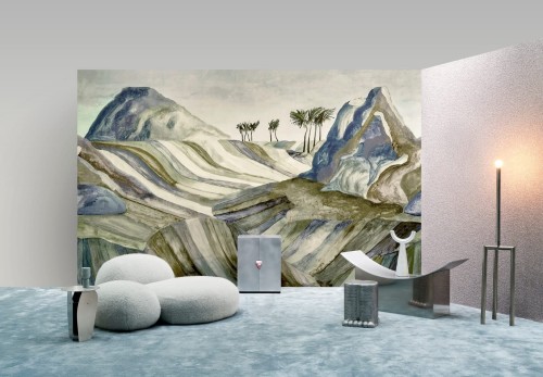 Mural tekstylny krajobraz pustyni Arte Zerzura 74062 Kharga