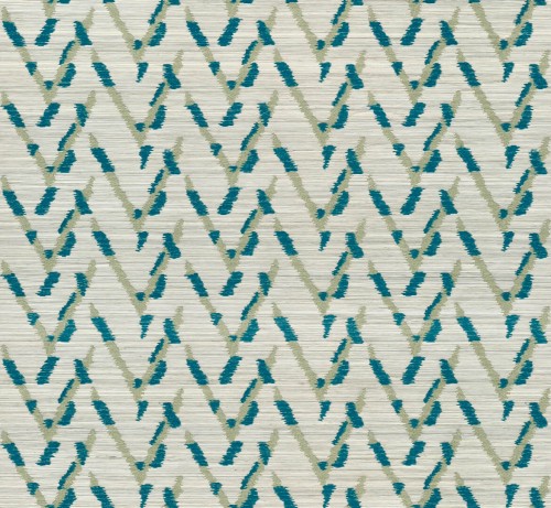 Tapeta naturalna haftowana jodełka Arte Chasu 54512 Osmanthus