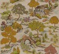 Tapeta naturalna japoński ogród Arte Gardens of Okayama 54502 Osmanthus