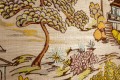Tapeta naturalna japoński ogród Arte Gardens of Okayama 54502 Osmanthus