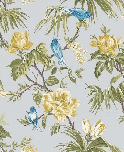 Tapeta botaniczna Next 118257 Birds & Blooms