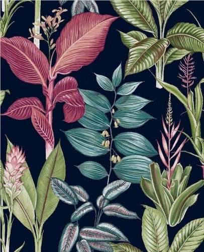 Tapeta tropikalna roślinność Next 118300 Fantasy Rainforest Leaves