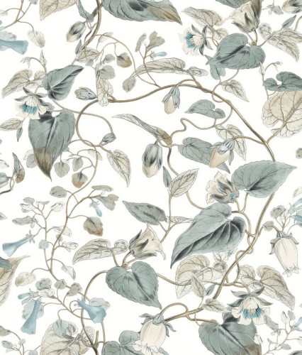 Tapeta kwiatowe pnącza York Wallcoverings BL1715 Moon Flower Blooms II