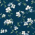 Tapeta delikatne pnącza kwiatów York Wallcoverings BL1761 Dogwood Blooms II