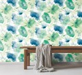 Tapeta akwarelowe kwiaty York Wallcoverings BL1774 Watercolor Bouquet Blooms II