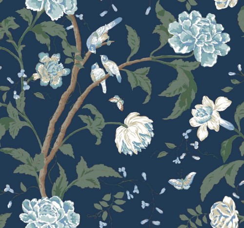Tapeta botaniczna York Wallcoverings BL1782 Teahouse Floral Blooms II