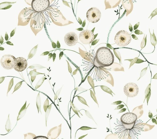 Tapeta roślinne pnącza York Wallcoverings BL1793 Dream Blossom Blooms II